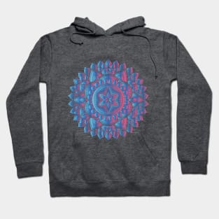 Blue Mandala Hoodie